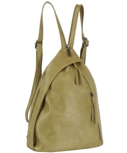 Fashion Convertible Backpack Sling Bag JNM-0111 SAGE